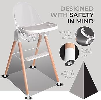 Amazon.com : Children of Design 6 in 1 Deluxe Wooden High Chair
